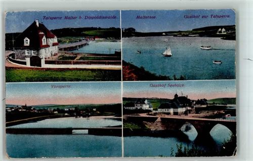 Dippoldiswalde Talsperre Malter Maltersee Segelboot Gasthaus Vorsperre Brücke Viadukt Fahne