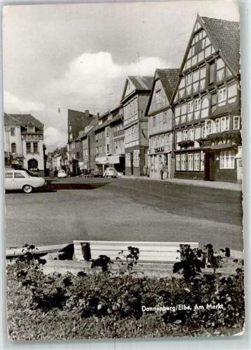 Dannenberg Am Markt Fachwerkhäuser Ruhebank