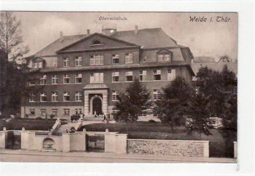 Weida Weida i. Thür. mit Oberrealschule gelaufen von 1932. Leicht bügig, sonst gut erhalten.