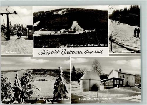 Unterbreitenau Geißkopflift Forsthauslift Forstgasthaus Unterbreitenau Winter