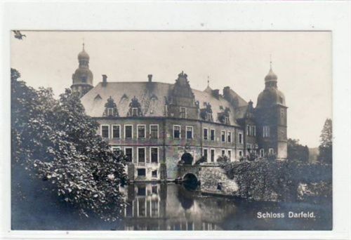 Schloss Darfeld mit Teich ungelaufen Gute Erhaltung.