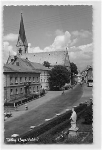 Tittling. Partie an der Kirche gelaufen kleiner Knick oben, leichte Kratzspuren, sonst gut erhalten