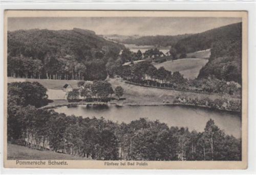 Beograd Fünfsee bei Bad Polzin / Polczyn Zdrój - Kreis Belgard / Bialogard in der pommerschen Schweiz gelaufen 30iger Jahre. Gute Erhaltung.