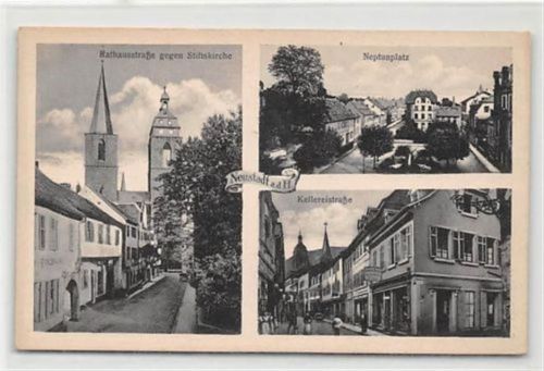 Neustadt Neustadt. Neptunplatz Rathausstraße ungelaufen Gute Erhaltung.