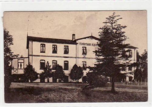 Ostseebad Kellenhusen mit Kinderheim - Kaiserhof gelaufen, 1927. leichte Abschürfungen, leicht fleckig, sonst gut erhalten