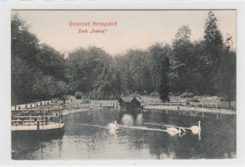 Seebad Heringsdorf Heringsdorf. Park " Italien " ungelaufen Gute Erhaltung.