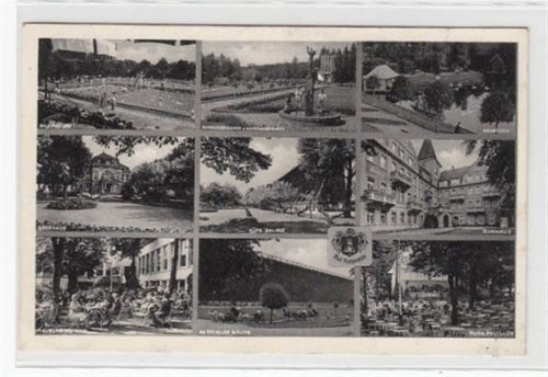 Bad Rothenfelde Kurhaus, Badehaus u. Saline gelaufen, mit Marke und Stempel, Datum nicht lesbar. Gute Erhaltung.