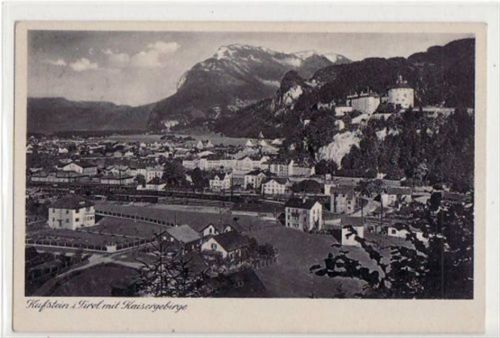 Kufstein Kufstein in Tirol mit Totale und Kaisergebirge ungelaufen Gute Erhaltung.