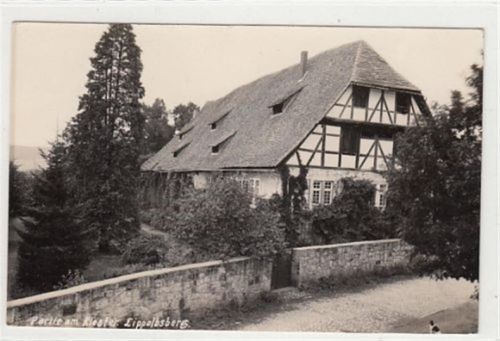 Lippoldsberg. Partie am Kloster ungelaufen Gute Erhaltung.