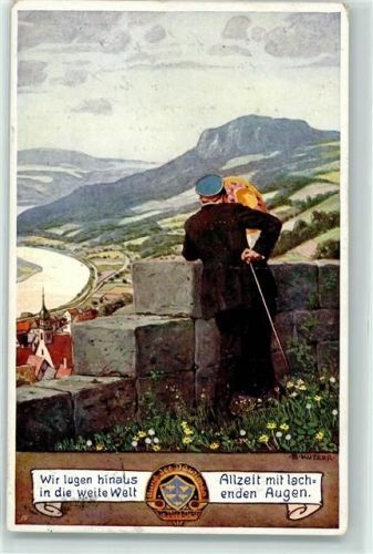 1912 Studentenliebe Bund der Deutschen in Niederösterreich Nr. 92 AK