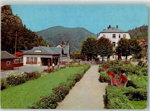 Kurort Oybin Bahnhof Gartenanlage