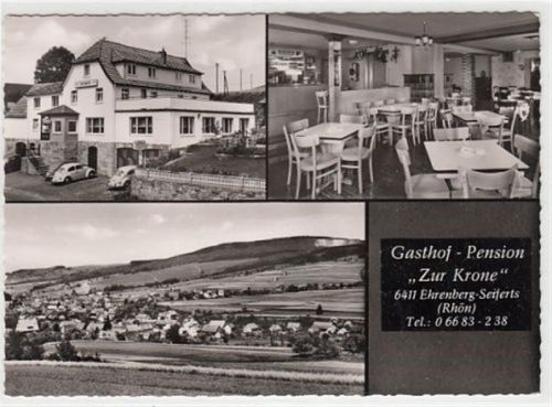 Ehrenberg-Seiferts. Gasthof-Pension Zur Krone ungelaufen Gute Erhaltung.
