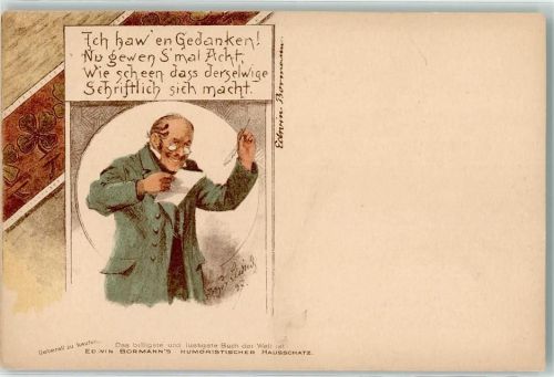 1897 Edwin Bormann humoristischer Hausschatz Buch sächs. Mundart