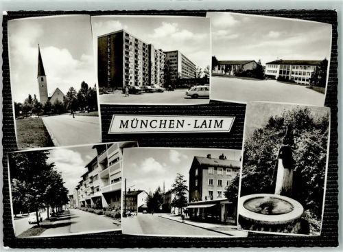 Laim Hochhäuser Brunnen Schule Kirche
