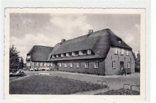 Husum Husum mit Theodor Storm - Jugendherberge gelaufen, 1956. Leichte Stempelspuren, sonst gut erhalten