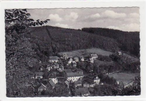 Bad Grund Bad Grund / Oberharz. ein Blick vom Knollen gelaufen, mit Marke und Stempel, Datum nicht lesbar. Gute Erhaltung.