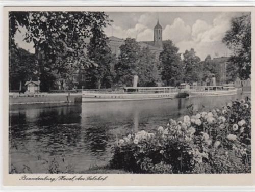 Brandenburg Brandenburg. Partie am Salzhof ungelaufen Top Erhaltung.