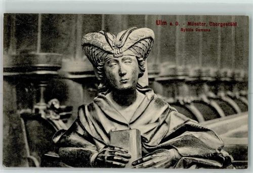 Ulm Münster Chorgestühl Sybilla Cumana