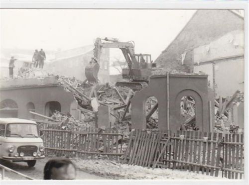 Schleiz Altes Foto Schleiz. Neugestaltung der Stadt März 1988 / IV Maße: ca. 14,7 x 10,4 cm. Gute Erhaltung.