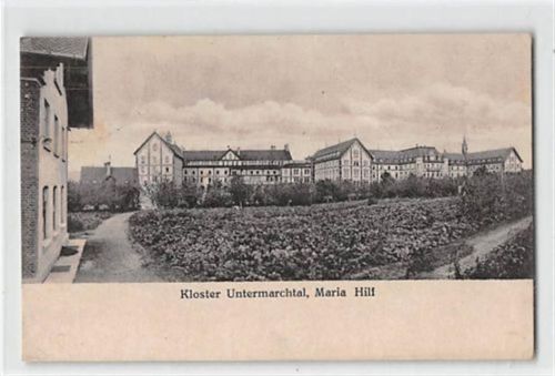 Kloster Untermarchtal, Maria Hilf gelaufen. Leichter Stempeldurchdruck, kleiner Knick unten links, Knick oben rechts, sonst gut erhalten