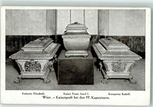 Wien Kaiserin Elisabeth , Kaiser Franz Josef I , Kronprinz Rudolf AK