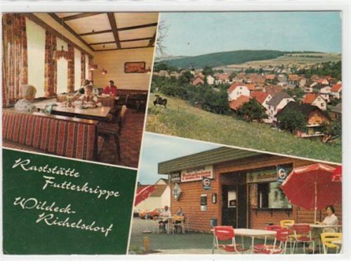Wildeck-Richelsdorf. Raststätte Futterkrippe gelaufen, 1979. Gute Erhaltung.