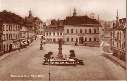 Reichenbach Reichenbach i. V. Marktplatz ungelaufen Sehr gut erhalten.