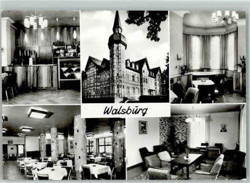 Walsburg FDGB-Ferienheim Marx-Engels Bar Fachwerkhaus Salon Gastraum
