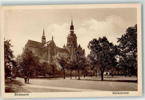 Stralsund Marienkirche Pferdekutsche