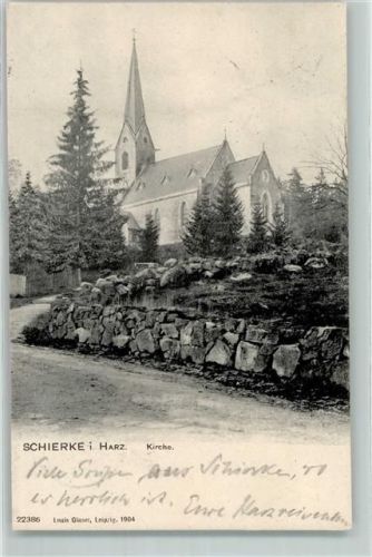 Schierke 1904 Kirche