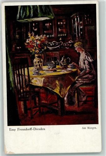 1919 Am Morgen sign. Emy Frensdorff AK