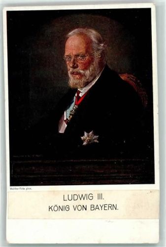 Ludwig III König von Bayern , Orden Gemälde von Firle