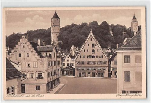 Biberach Biberach. Kapellenplatz ungelaufen kleiner Knick oben links, sonst gut erhalten