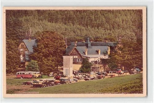 Schrödermühle bei Freiberg. Beliebter Ausflugsplatz gelaufen. Leichter Stempeldurchdruck, sonst gut erhalten