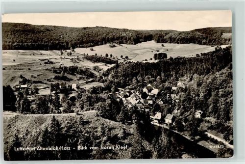 Altenbrak Blick vom bösen Kleef