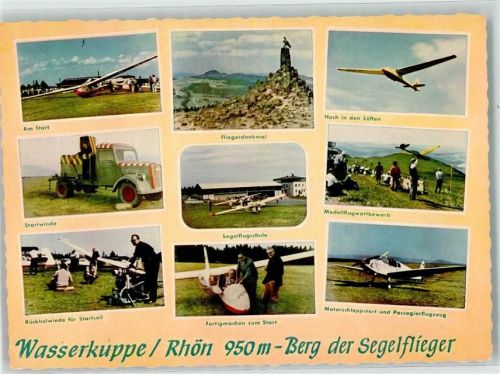 Stempel: Wasserkuppe / Rhön Berg der Segelflieger