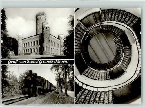 Ostseebad Binz Ehem. Jagdschloß Bäderbahn Aussichtsturm Wendeltreppe