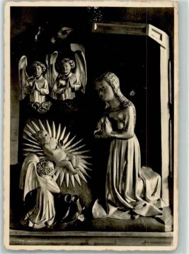 Lübeck 1942 Marienkirche Hochaltar um 1414 AK