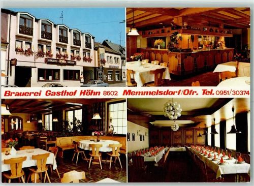 Memmelsdorf Brauerei Gasthaus Höhn Autos Theke Speisesaal