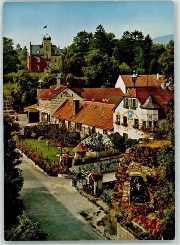 Rettershof Gasthaus Cafe Rettershof Turm Fahne Wandbemalung Marterl Garten