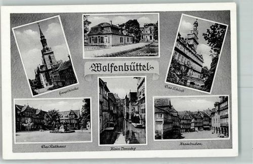 Wolfenbüttel Schloss Rathaus Kleinvenedig Kirche