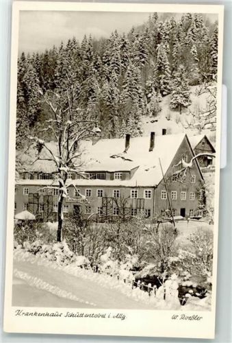 Schüttentobel Krankenhaus Winter