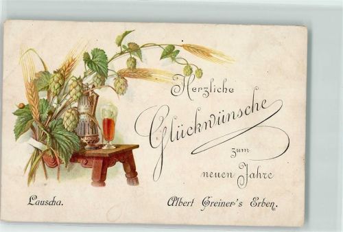 Lauscha Jahreswechsel Albert Greiner`s Erben