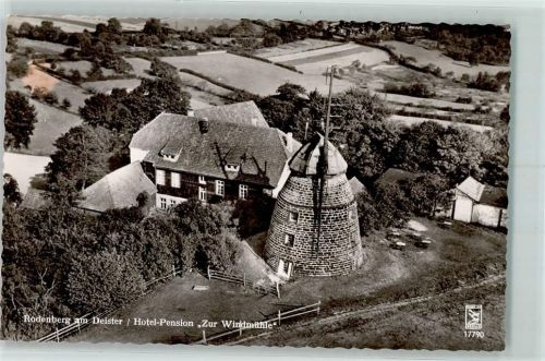 Rodenberg Hotel Pension zur Windmühle Fliegeraufnahme