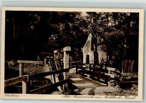 Dachau Altes Amperwerk am Mühlbach-Kanal