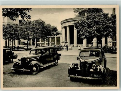 Aachen Elisenbrunnen Oldtimer