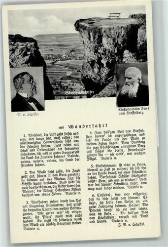 Bad Staffelstein Von Scheffel Wanderfahrt