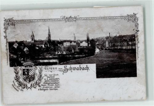 91126 W8540 Schwabach 1902 - Wappen