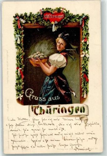 1899 Klösse aus Thüringen AK