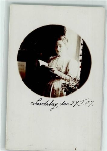 Landsberg 1907 Portrait Lesende Frau